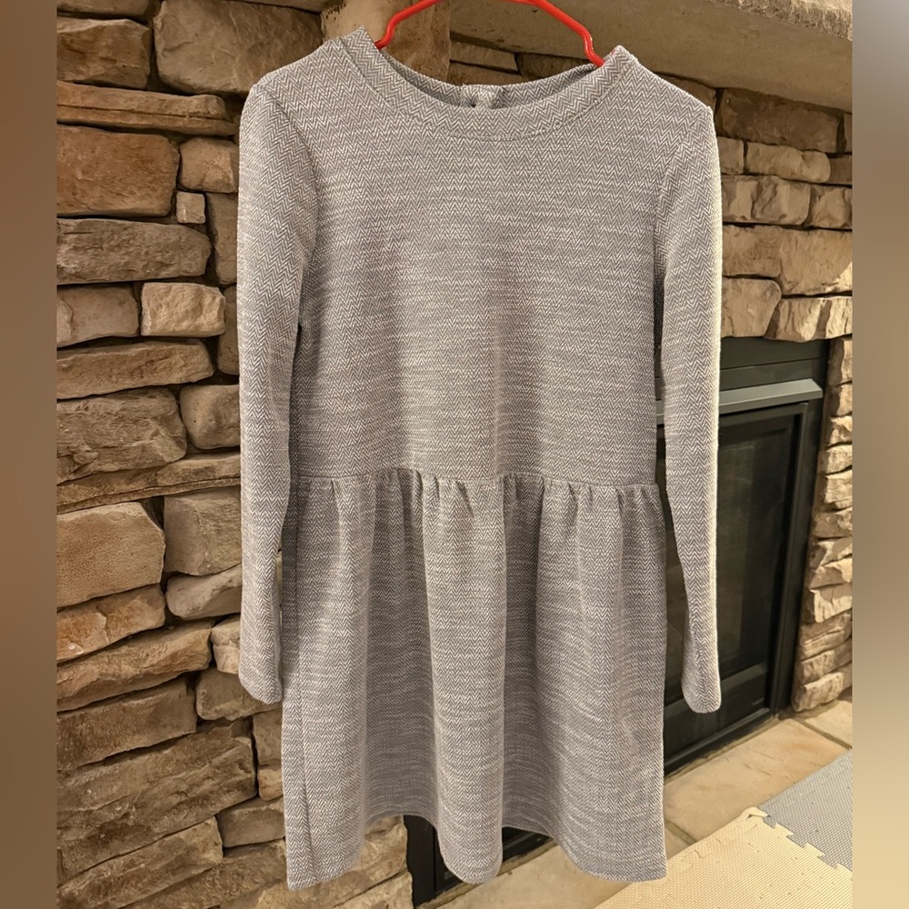 LOFT Women's Gray Casual Dress